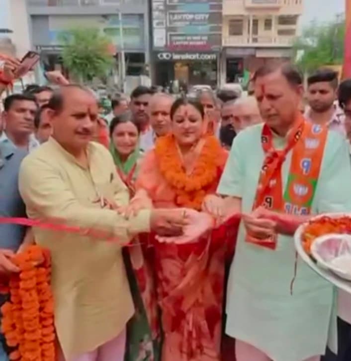 सांगानेर वार्ड 47 में भाजपा कार्यालय का उद्घाटन