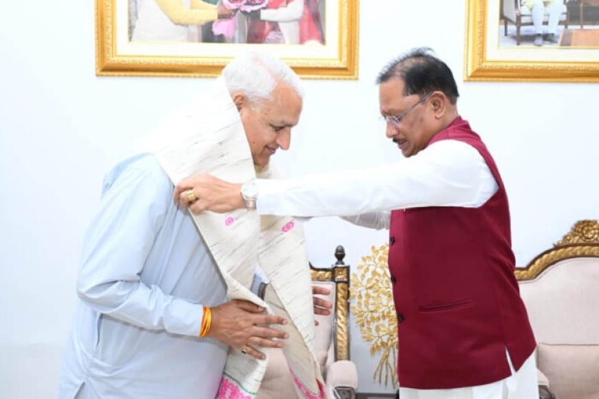 मुख्यमंत्री विष्णुदेव साय से लघु उद्योग भारती के प्रतिनिधिमंडल ने की सौजन्य मुलाकात : 14वें इंडिया इंडस्ट्रियल फेयर की तैयारियों पर हुई चर्चा