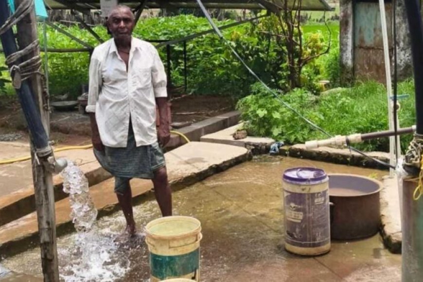 सीएम हेल्पलाइन की शिकायत का त्वरित समाधान सोलर पंप चालू होने से लौटी खेतों की रौनक