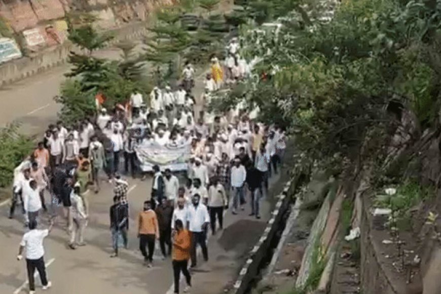 भोपाल कूच पर किसानों का मार्च, बैरिकेड तोड़ राजधानी की ओर बढ़े; CM हाउस की सुरक्षा हाई अलर्ट पर