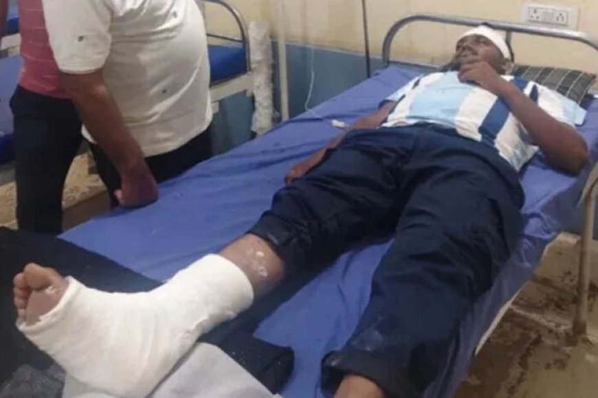 राजगढ़ में पुलिस टीम पर पथराव, यूपी-एमपी पुलिस पर हमला; 3 जवान घायल, 6 आरोपी गिरफ्तार