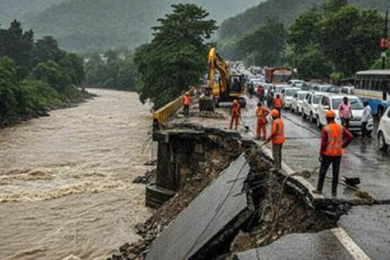 उत्तराखंड में बारिश का कहर, चेतावनी निशान पर पहुंची गंगा; बदरीनाथ हाईवे पर भूस्खलन से संकट