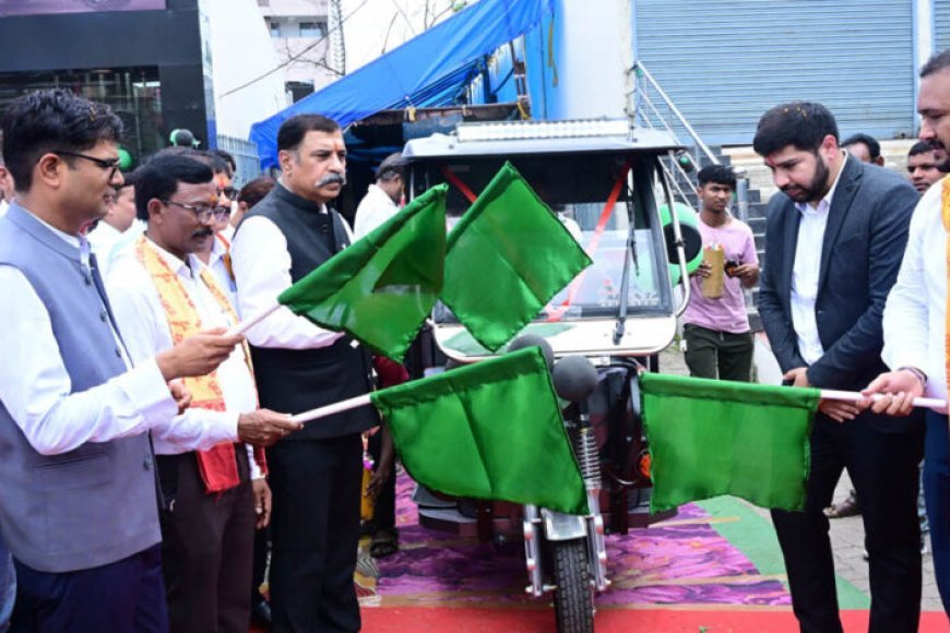 रायपुर : वित्त मंत्री ओपी चौधरी ने किया जीके इलेक्ट्रिक शोरूम का शुभारंभ