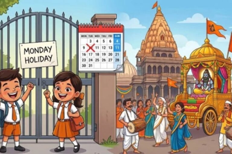 उज्जैन में स्कूलों का टाइमटेबल बदला, अगले 2 महीने रविवार को लगेंगी कक्षाएं, सोमवार रहेगा अवकाश