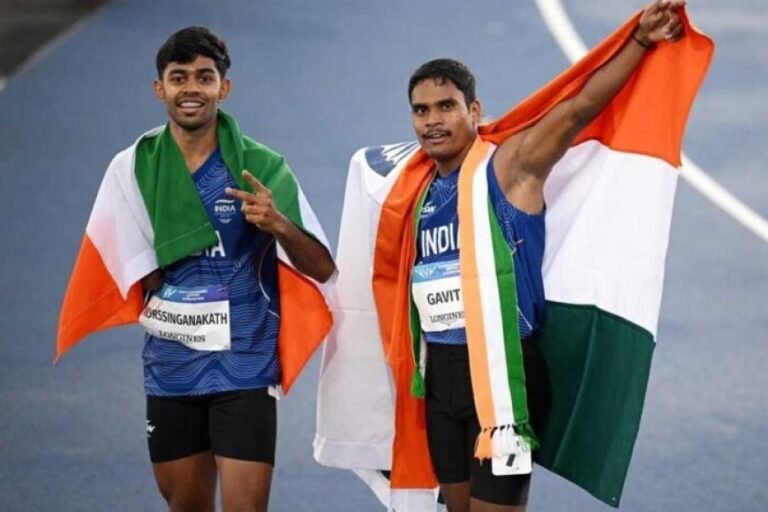 वित्त मंत्री ओपी चौधरी ने राष्ट्रमंडल खेल 2026 में पदक विजेता दिलीप महादु गावित एवं मोहम्मद बासिल को दी बधाई