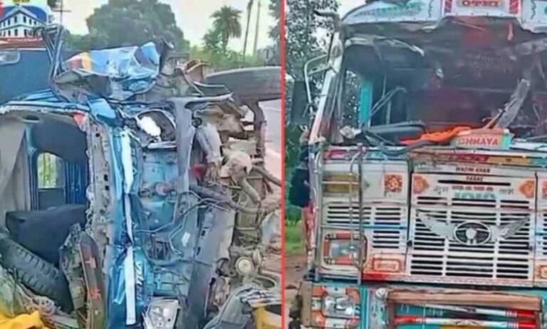 भिंड में भीषण सड़क हादसा, लोडिंग वाहन-ट्रक की आमने-सामने टक्कर; UP के 8 मजदूरों की मौत