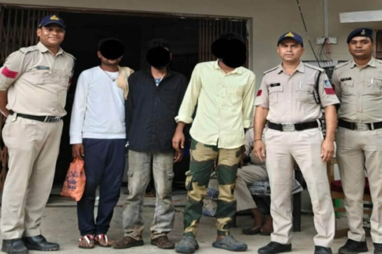 राजेंद्रग्राम पुलिस की कॉम्बिंग गश्त में बड़ी कार्रवाई, 3 स्थायी वारंटी गिरफ्तार कर कोर्ट में किया पेश