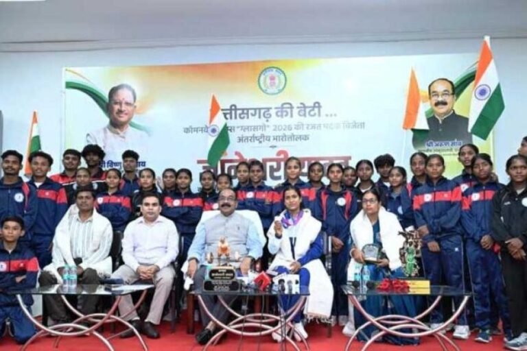 ज्ञानेश्वरी की सफलता से राज्य के युवा लेंगे प्रेरणा, खेलों के लिए तैयार होगा अच्छा वातावरण – अरुण साव
